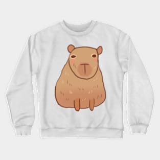 Cute Capybara drawing Crewneck Sweatshirt